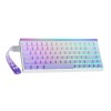 HERO84 HE White+Purple+Gradient+LIGHT JadeKing RGB AULA gasket keyboard