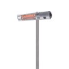 SUNRED | Heater | RD-SILVER-2000S, Ultra Standing | Infrared | 2000 W | Silver | IP54