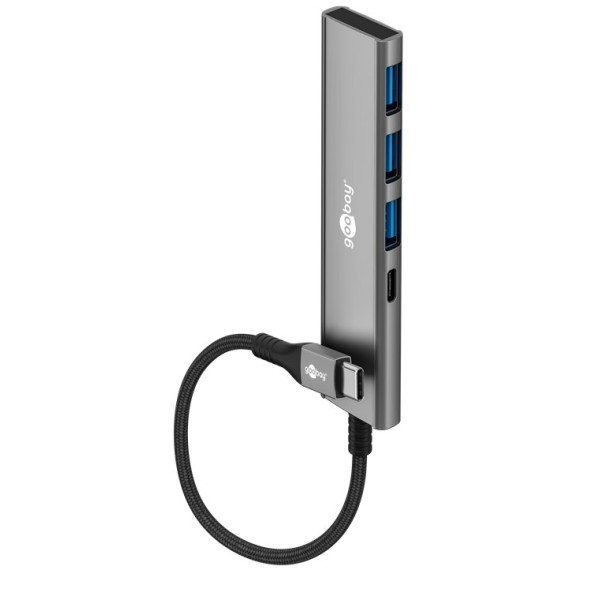 Goobay 76562 Slim 4-Port USB-Hub, USB-C ...