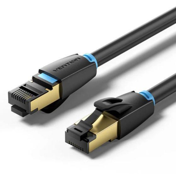 PATCH CABLE CAT.8 SFTP/0.5M BLACK IKABD ...