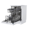 Candy Dishwasher | CF 5C4F0PW | Free standing | Width 59.7 cm | Number of place settings 15 | Number of programs 8 | Energy efficiency class C | Display | AquaStop function | White