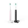 Philips | Sonicare Electric Toothbrush | HX3675/15 | Rechargeable | For adults | Number of brush heads included 2 | Number of teeth brushing modes 1 | Sonic technology | Black/Pink