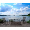 Garden table with glass top NEPTUN 150x90x70