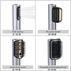 BABYLISS | Hair styling comb | Air Wand AS6555E | Ion conditioning | Number of heating levels 4 | 1600 W | Chrome