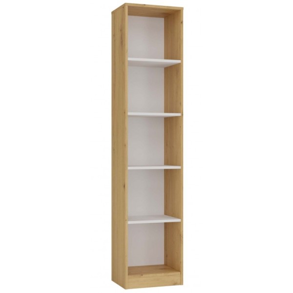 40 CM BOOKCASE ARTISAN/WHITE