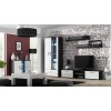 Cama sideboard 120 cm SOHO S7 black/white gloss