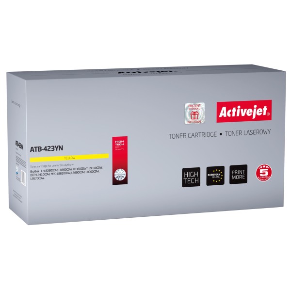 Activejet ATB-423YN toner (replacement for Brother ...