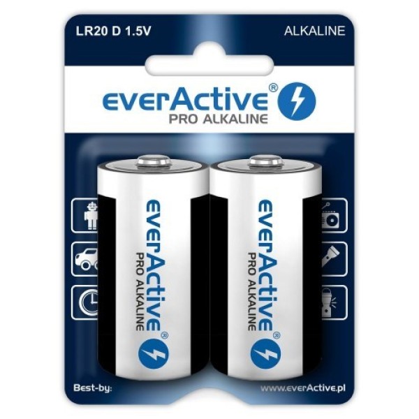 Alkaline batteries everActive Pro Alkaline LR20 ...