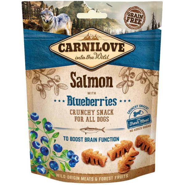 CARNILOVE Fresh Crunchy Salmon+Blueberry dog treat ...