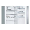 Bosch | Refrigerator | KGE398IBP Series 6 | Energy efficiency class B | Free standing | Combi | Height 201 cm | Fridge net capacity 249 L | Freezer net capacity 94 L | 38 dB | Inox