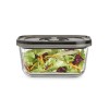 Caso | Glass Vacuum Containers with Plastic Lid (2 pcs) | VacuBoxx Eco-Duo S | Transparent