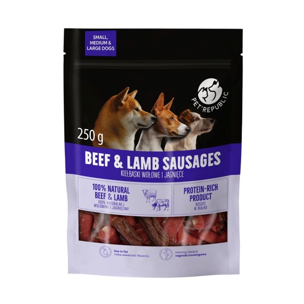 PETREPUBLIC Beef and lamb sausages - ...