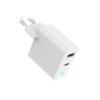 CHARGER USB 45W 2PORT GAN/TA-UC-PDQC45L-W-01 GEMBIRD