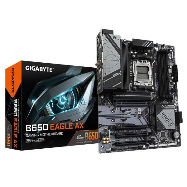 Mainboard|GIGABYTE|AMD B650|SAM5|ATX|Memory DDR5|Memory slots 4|1xPCI-Express 16x|3xPCI-Express ...