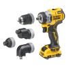 DeWALT DCD703L2T-QW drill 1500 RPM Keyless 900 g Black, Yellow