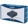 Intellinet Gigabit Ethernet to SFP Media Converter, 10/100/1000Base-Tx to SFP slot, empty (Euro 2-pin plug)