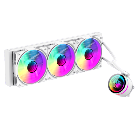 Gamemax | CPU Liquid cooler | ICEBURG 360 INFINITY | White