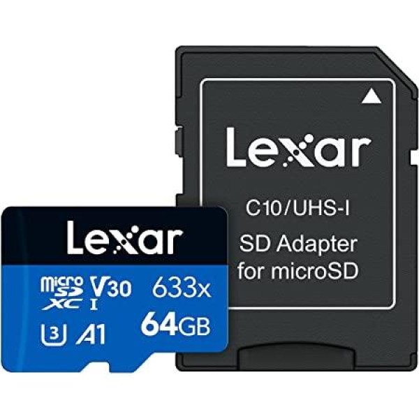 MEMORY MICRO SDXC 64GB UHS-I/W/ADAPTER LSDMI64GBB633A ...