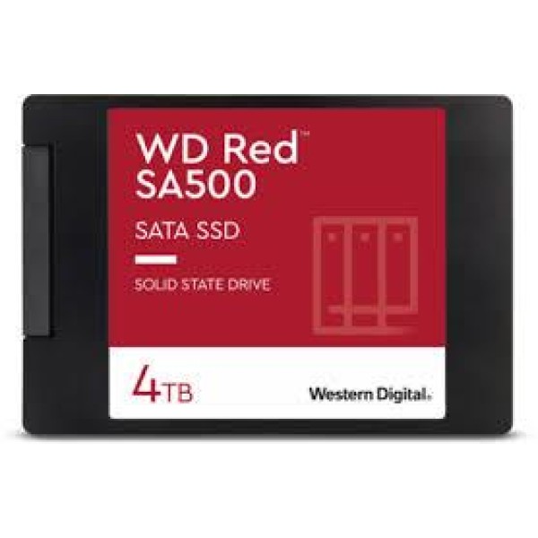 SSD|WESTERN DIGITAL|Red SA500|4TB|SATA 3.0|Write speed 520 ...