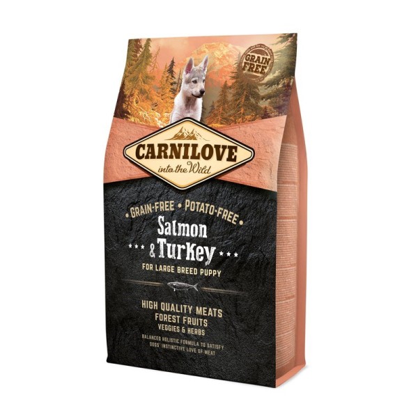 CARNILOVE Salmon&Turkey Puppy Large breed dry ...