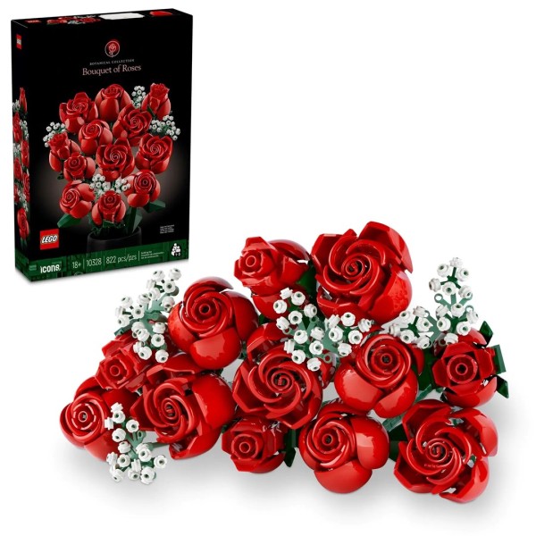 LEGO ICONS 10328 BOUQUET OF ROSES ...