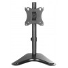 Manhattan Desk Mount for TV & Monitors, Stand Assembly, Tilt/Swivel/Rotation, For screens 10" to 27", VESA compatability: 75x75 and 100x100mm - check the dimensions of the four mounting holes on back of screen to ensure it fits, Max 7kg, Bla