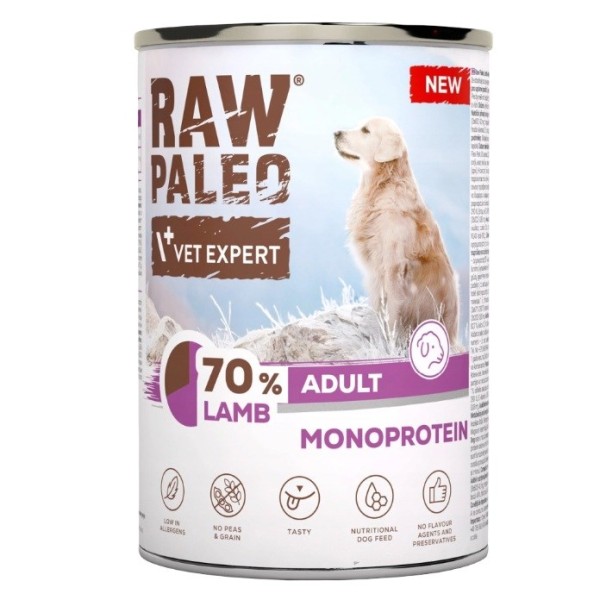 VETEXPERT Raw Paleo Lamb - wet ...