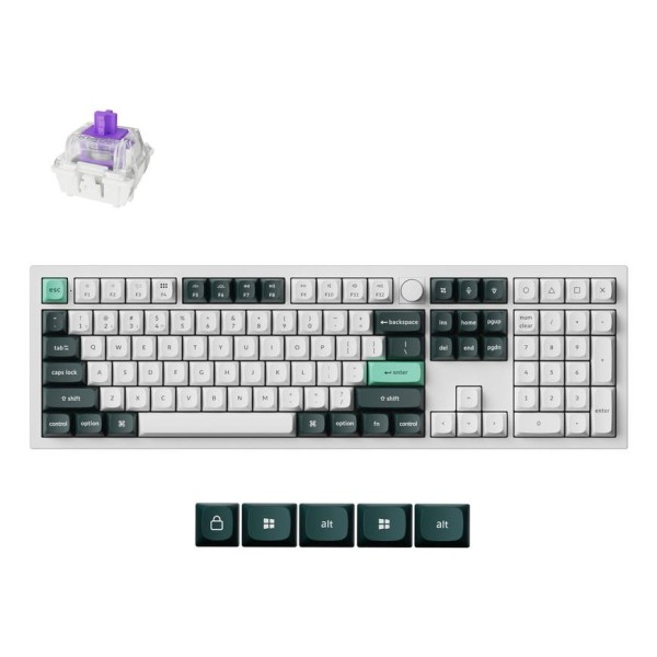 KEYBOARD WRL Q6 HE RGB/SHELL WHITE ...