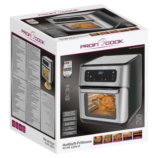 Low fat hot air fryer ProfiCook ...