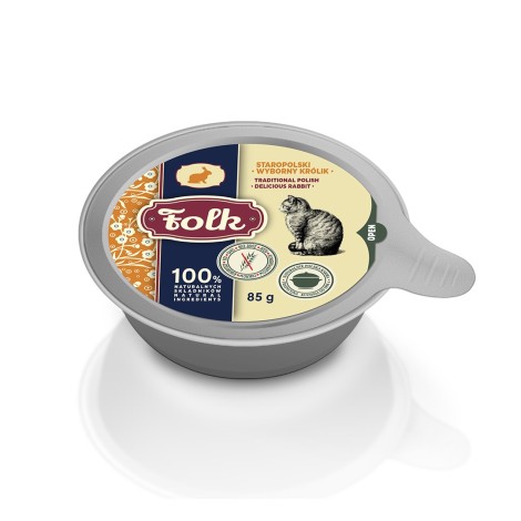 FOLK  Staropolski wyborny królik szalka  85g