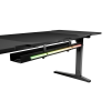 Genesis | Modular Gaming Desk | Holm 180 RGB | Anthracite Black