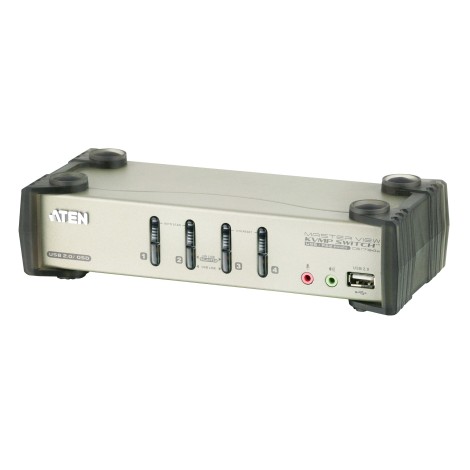 ATEN CS1734B - KVM / audio / USB switch - 4 ports