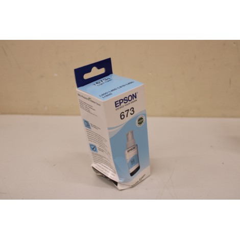 SALE OUT. Epson T6735 ink bottle, Light Cyan | Epson T6735 Ink bottle 70ml | Ink Cartridge | Light Cyan | DAMAGED PACKAGING, DENT ON BOTLLE