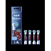 Oral-B Replacement Toothbrush Heads | EB10 4 refill Spiderman | Heads | For kids | Number of brush heads included 4