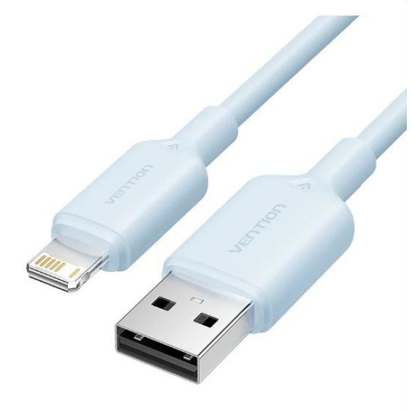 CABLE USB2.0 TO LIGHTNING/1M BLUE LAMSF ...