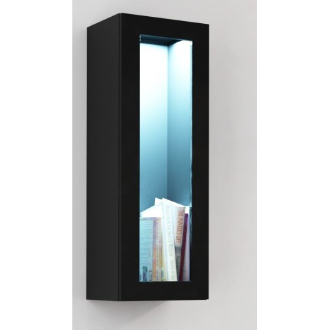 Cama Cabinet VIGO "90" glass 90/35/32 black/black gloss