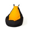 Sako bag pouffe Batman black-yellow L 105 x 80 cm