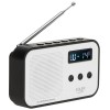 Adler | Digital radio PLL AM/FM | AD 1907 | Alarm function | White/Black