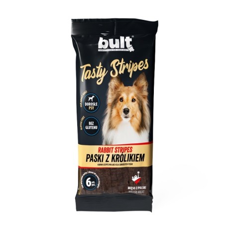 BULT Tasty stripes Rabbit - dog treat - 6 pcs