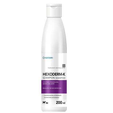 EUROWET Hexoderm-K - shampoo for dogs and cats - 200ml
