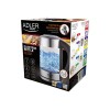 Adler AD 1247 NEW electric kettle 1.7 L 2200 W Black, Stainless steel, Transparent