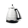 Delonghi | Kettle | KBJ2001W | Standard | 2000 W | 1.7 L | Plastic | 360° rotational base | White