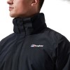 Berghaus Hillwalker IA Shell Jacket, size M, black + Berghaus Prism PT HZ Sweatshirt, size M, black