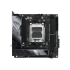 Asus | ROG STRIX X670E-I GAMING WIFI | Processor family AMD | Processor socket AM5 | DDR5 DIMM | Memory slots 2 | Supported hard disk drive interfaces SATA, M.2 | Number of SATA connectors 2 | Chipset  AMD X670 | Mini-ITX