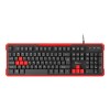 GENESIS RHOD 110 Gaming Keyboard, US Layout, Wired, Red | Genesis | RHOD 110 | Gaming keyboard | Wired | US | 1.7 m | Red, Black