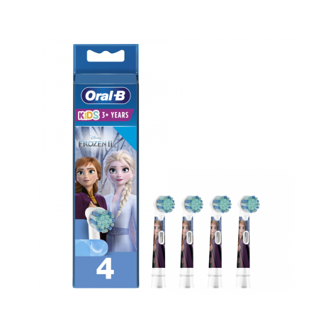 Oral-B | Toothbruch replacement | EB10 4 Frozen II | Heads | For kids | Number of brush heads included 4 | Number of teeth brushing modes Does not apply