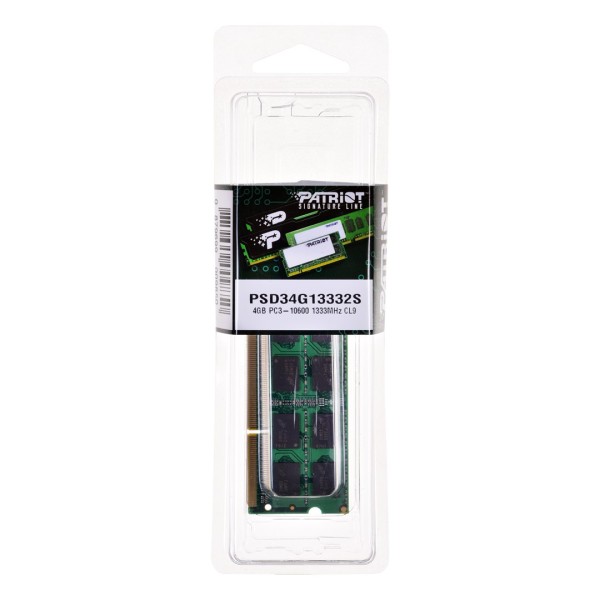 Patriot Memory 4GB DDR3 SODIMM memory ...