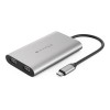 Hyper | HyperDrive Universal USB-C To Dual HDMI Adapter with 100W PD Power Pass-Thru | USB-C to HDMI | Adapter