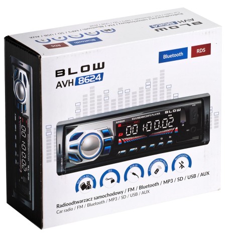 BLOW AVH-8624 radio Car Black