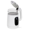 Adler Kettle with LED Display | AD 1305 | Electric | 2200 W | 1.7 L | Plastic | 360° rotational base | White/Silver